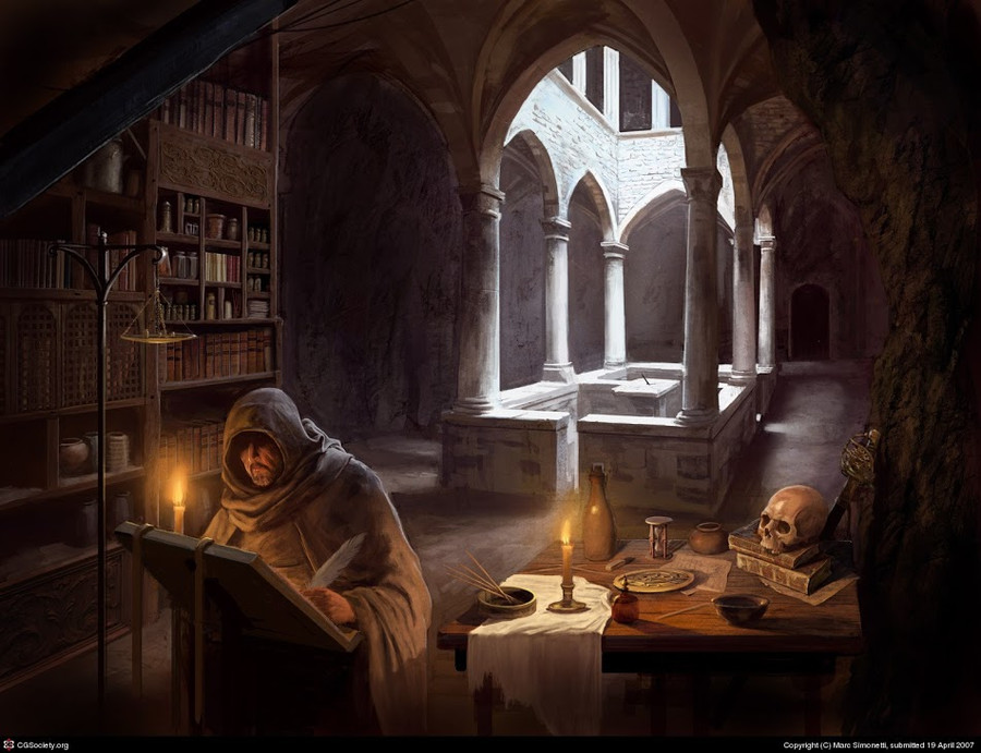 Mage Studying